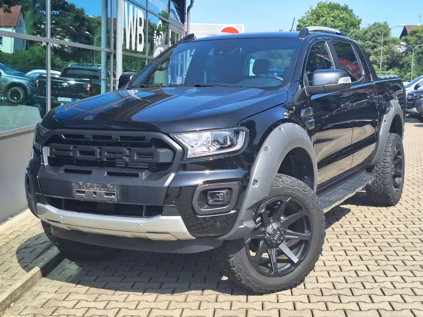 Ford Ranger Wildtrak 2,0 20Zoll höher breiter AHK3,5t Np70t Schwarz - 1