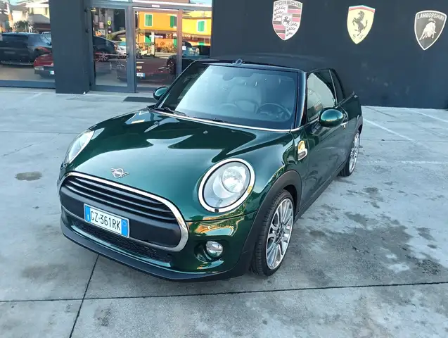 MINI Cooper Cabrio 1.5 Boost AUTO 136CV full pelle, navy, bbs "18