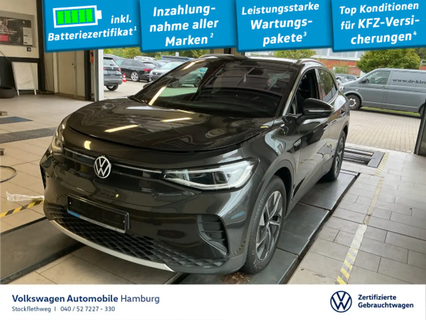 Volkswagen ID.4 Pro Performance Max HeadUp IQ.Light Pano. Grau - 1
