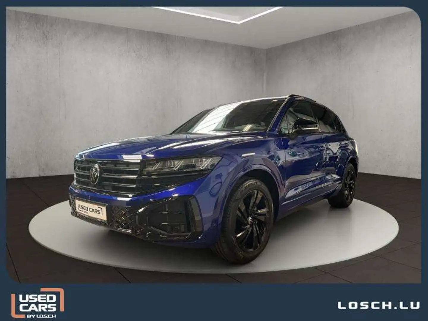 Volkswagen Touareg R-Line+V6TDI+4M+Luft+LED Blauw - 1