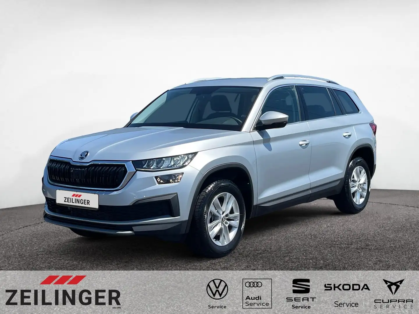 Skoda Kodiaq Ambition TDI DSG|NAVI|AHK|SHZ|KAMERA|TEMP Argent - 1