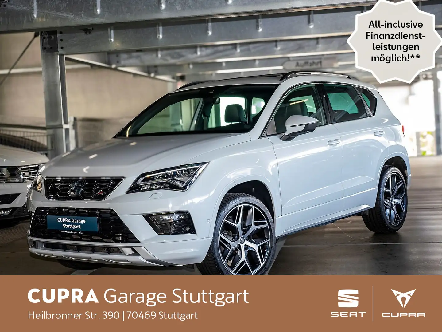 SEAT Ateca FR 4Drive OPF 2.0 TSI DSG 140 kW Weiß - 1