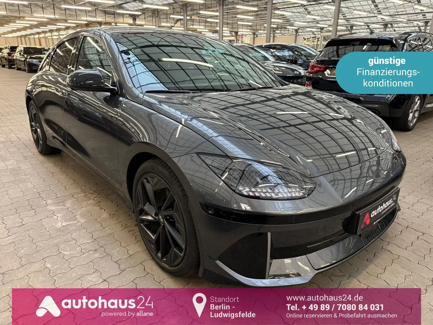 Hyundai IONIQ 6 First Edition  77,4 kWh|BOSE|HeadUp Gris - 1