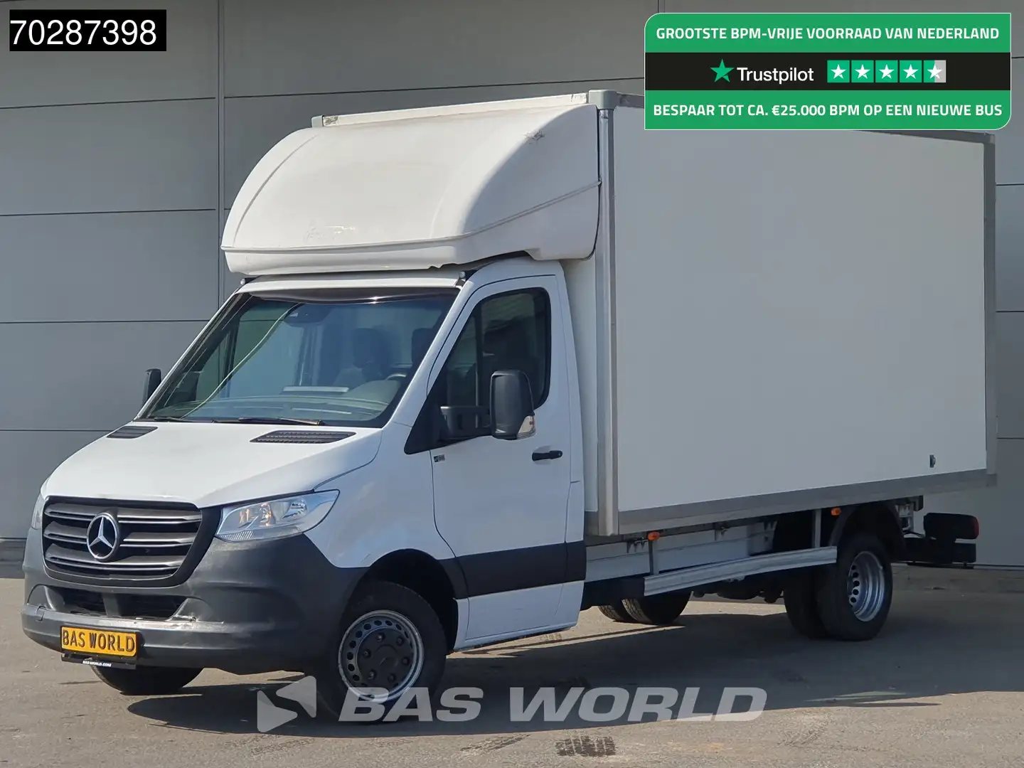 Mercedes-Benz Sprinter 514 CDI Automaat Bakwagen Dubbellucht Achterdeuren Wit - 1