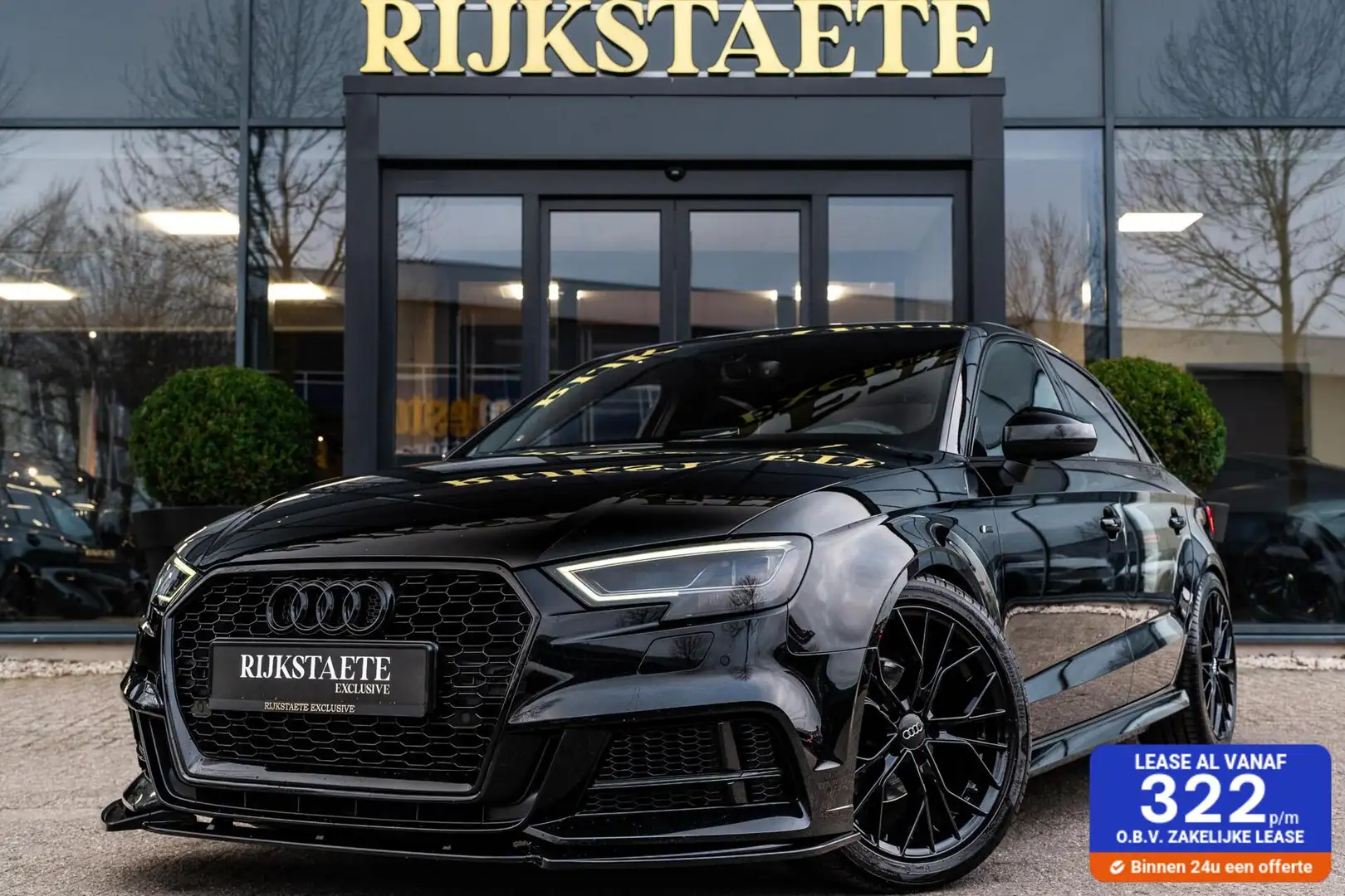 Audi A3 Limousine 35 TFSI S-Line|RS STUUR|SFEERVERL.|BODYK Zwart - 1