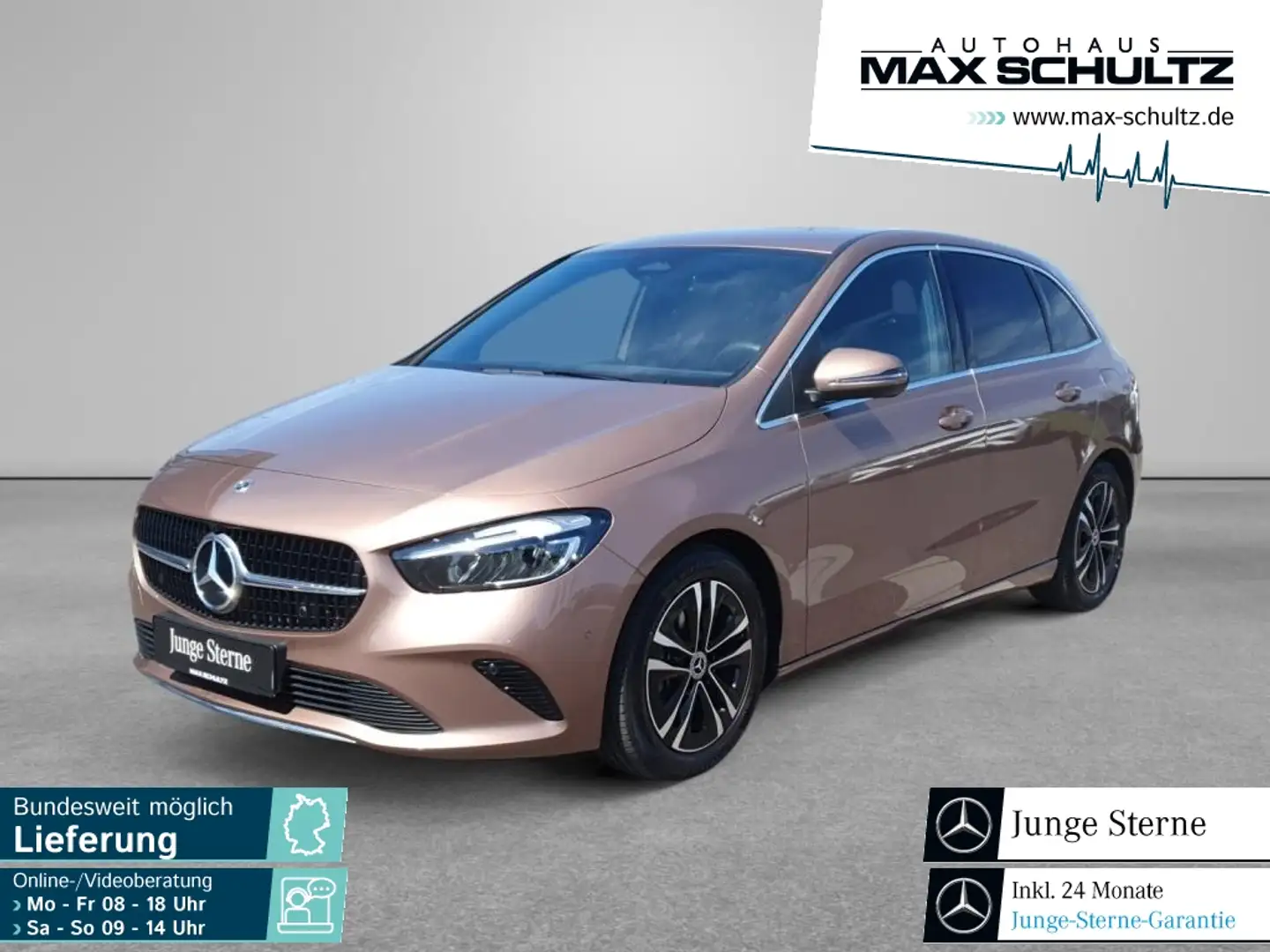 Mercedes-Benz B 180 Navi*PDC*el.Heck*LED*SpurH*Virtual*SHZ*LM Gold - 1