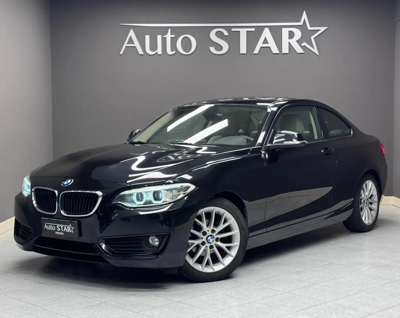 BMW 218 Coupe Luxury 150cv auto "TAGLIANDI BMW" Nero - 1