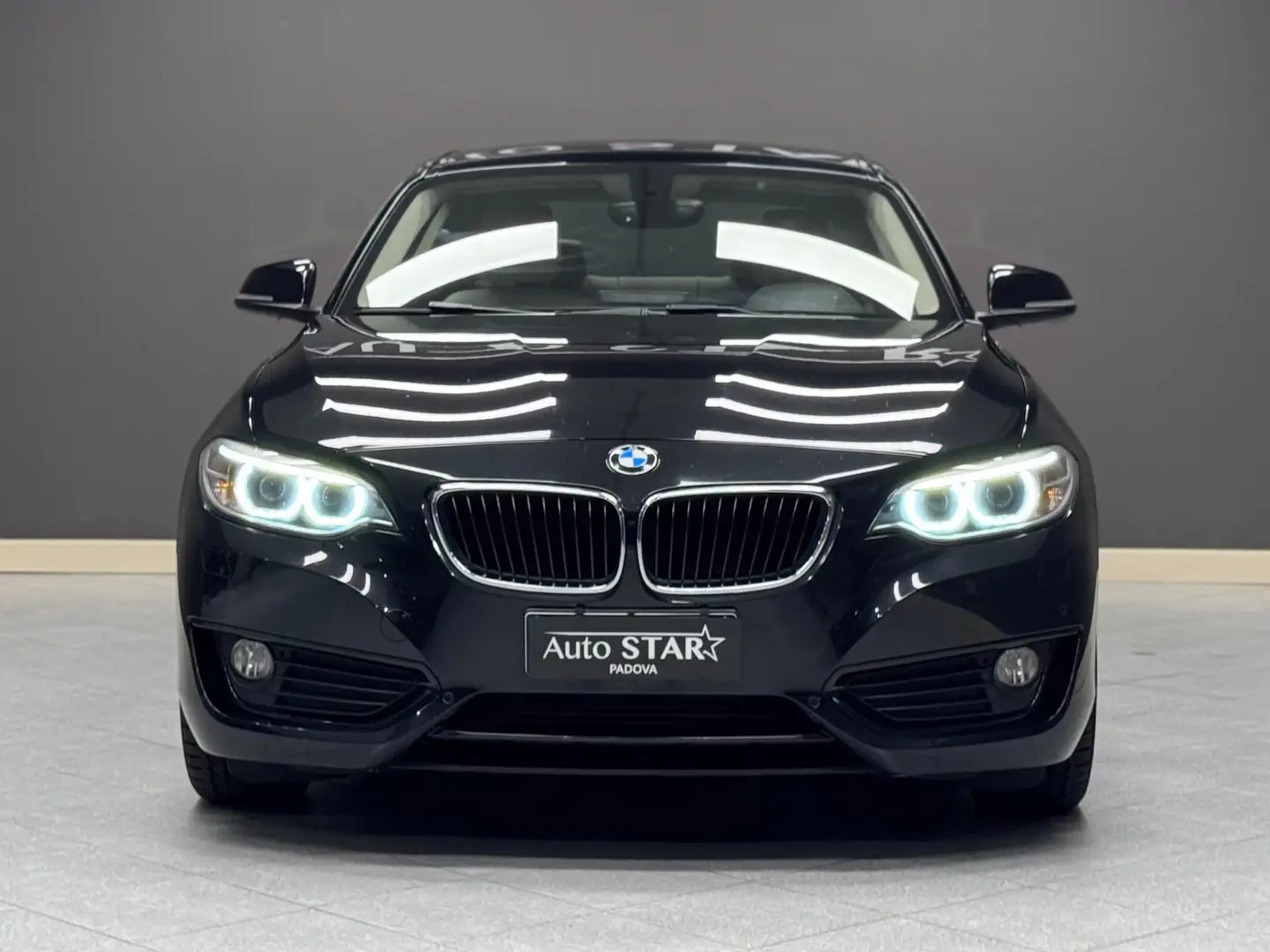 BMW 218 Coupe Luxury 150cv auto "TAGLIANDI BMW" Nero - 2