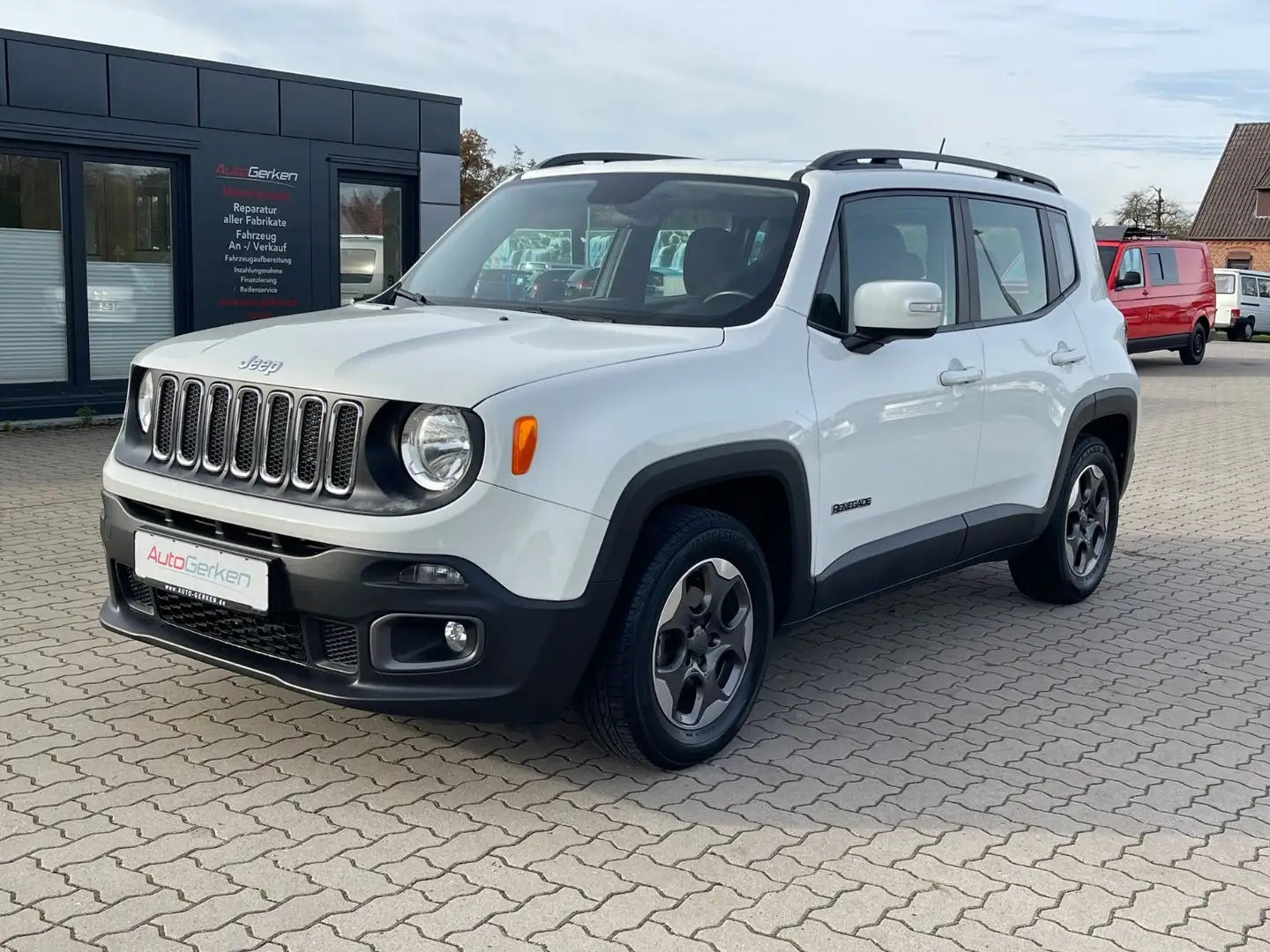 Jeep Renegade 1.6 d Longitude 2HD AHK TÜV NEU Blanco - 2