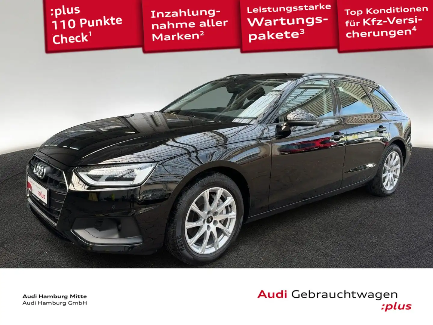 Audi A4 40 TDI quattro S tronic Navi Sitzhzg PD Schwarz - 1