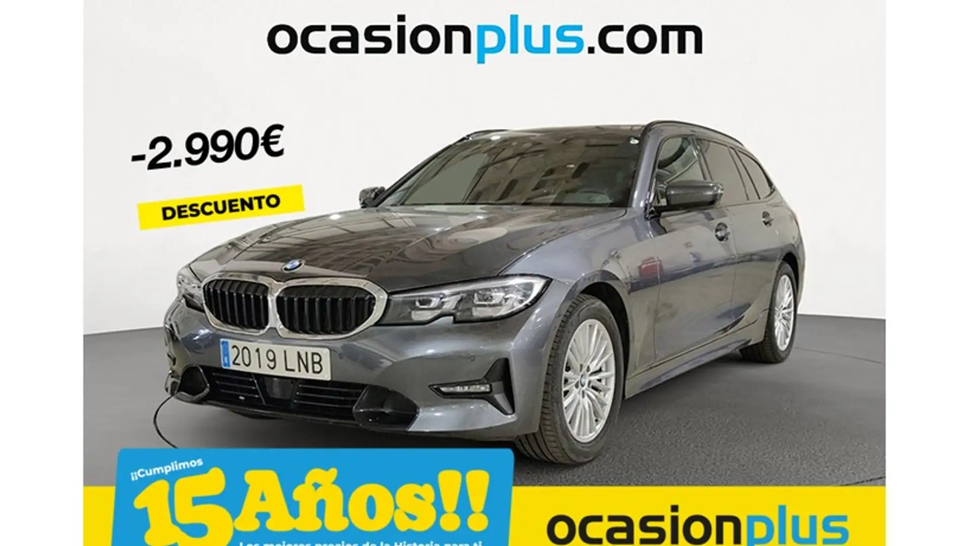 BMW 318 318dA Touring Gris - 1