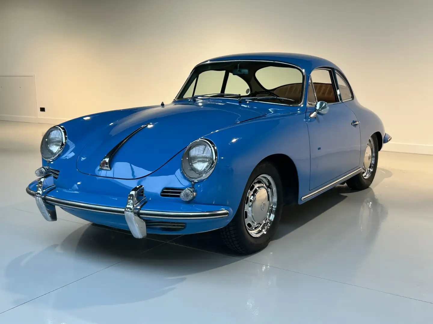 Porsche 356 C Coupe Full history Matching Numbers Bleu - 2