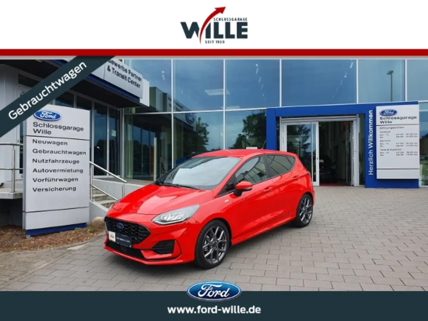 Ford Fiesta ST-Line LED Easy-Parking/Fahrerassistenz/Winter-Pa Rot - 1