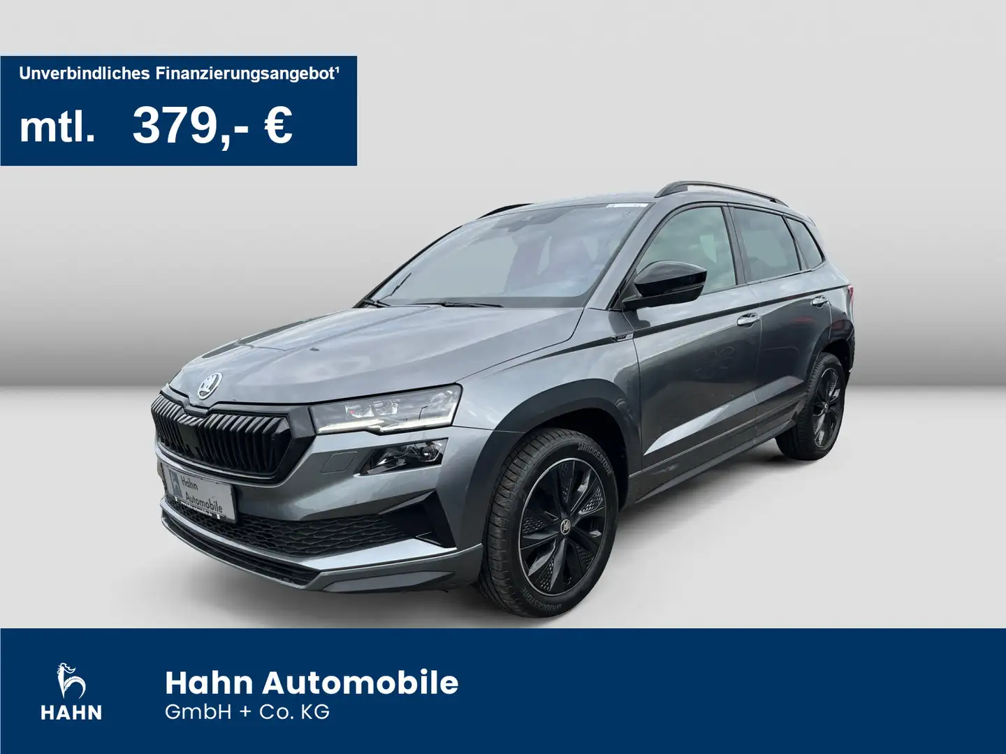 Skoda Karoq Sportline 2.0TDI DSG 4x4 Navi AHK LED ACC Grau - 1