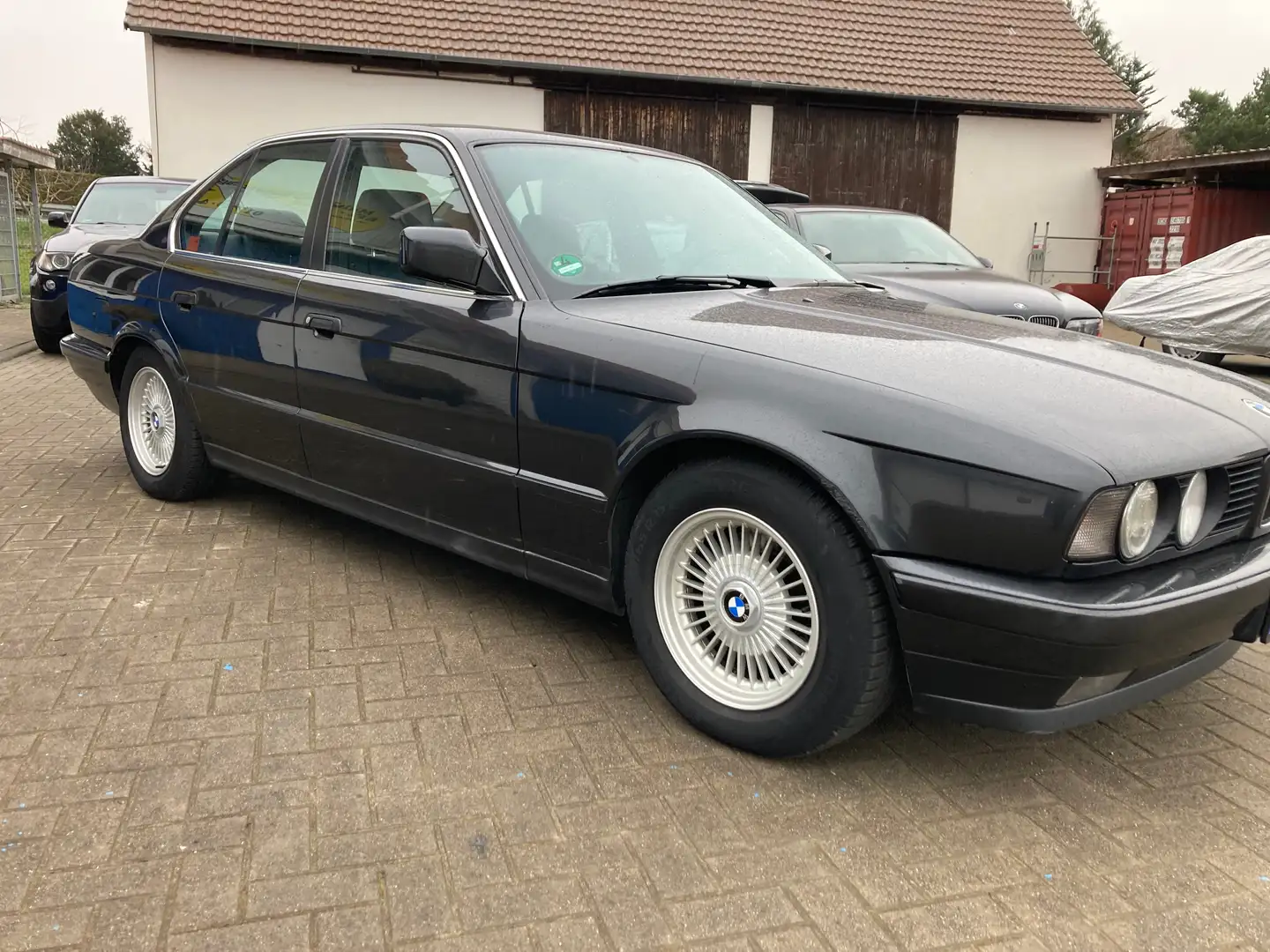 BMW 535 i, 5/1990, TÜV neu, 5-Gg, Leder, BBS, ATM, SSD Negru - 1