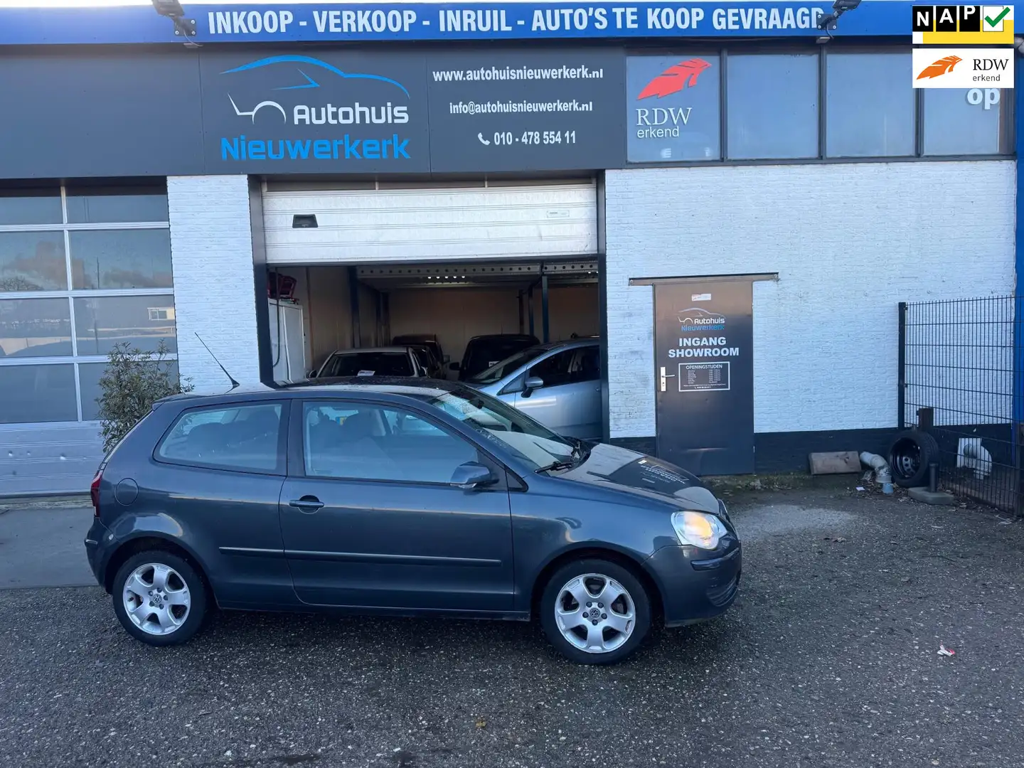 Volkswagen Polo 1.6-16V Optive- Eerste eigenaar- met onderhoudshis Blauw - 1