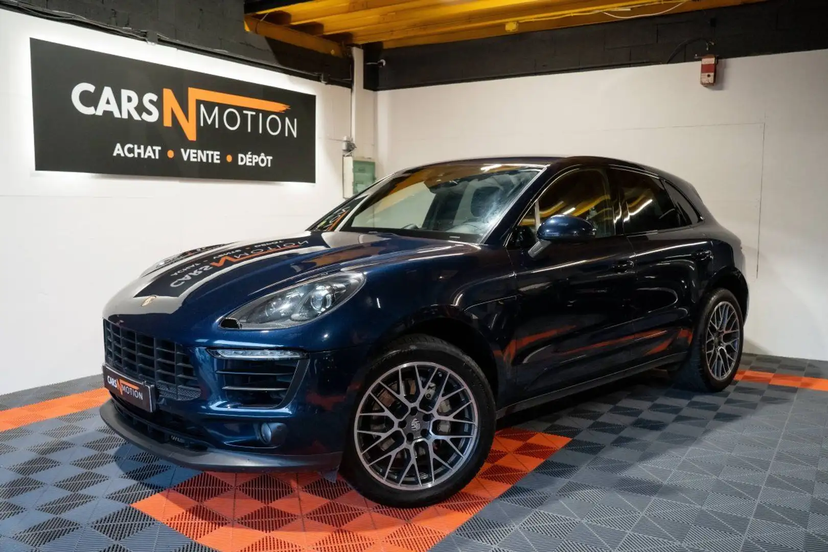Porsche Macan S Diesel 3.0L V6 258ch PDK - Français / Historique complet Blauw - 1