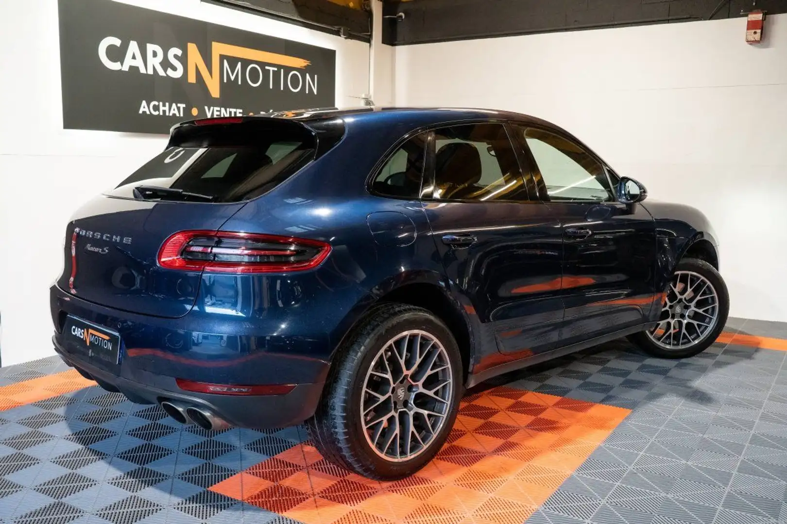Porsche Macan S Diesel 3.0L V6 258ch PDK - Français / Historique complet Blauw - 2
