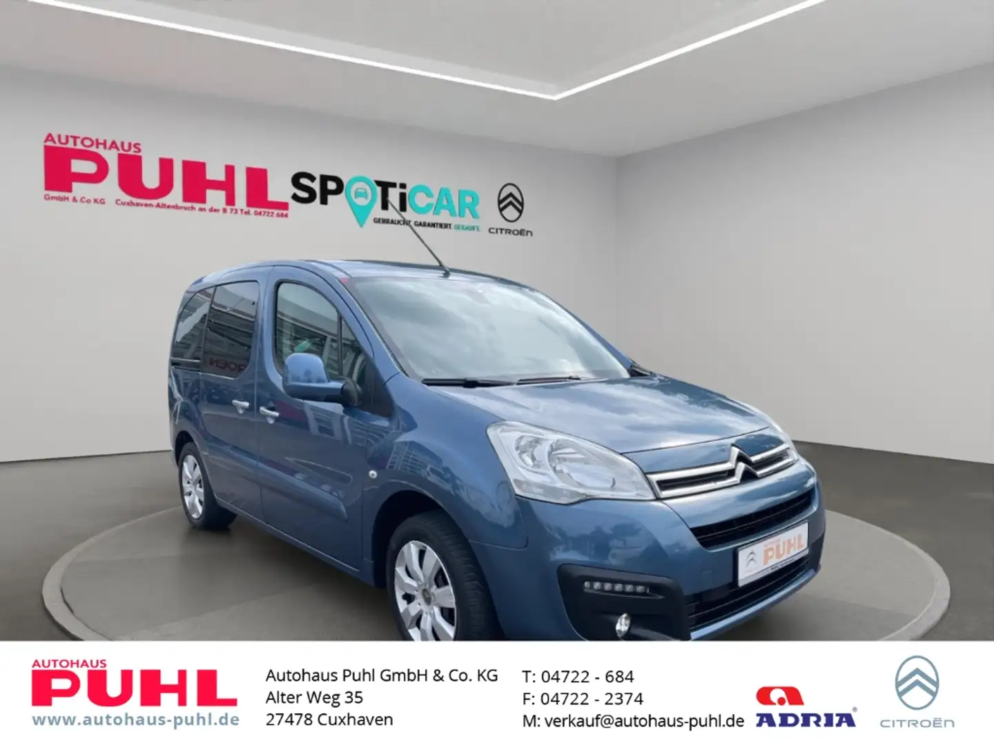 Citroen Berlingo Kombi Selection 1.6 BlueHDi 100 FAP Bleu - 1