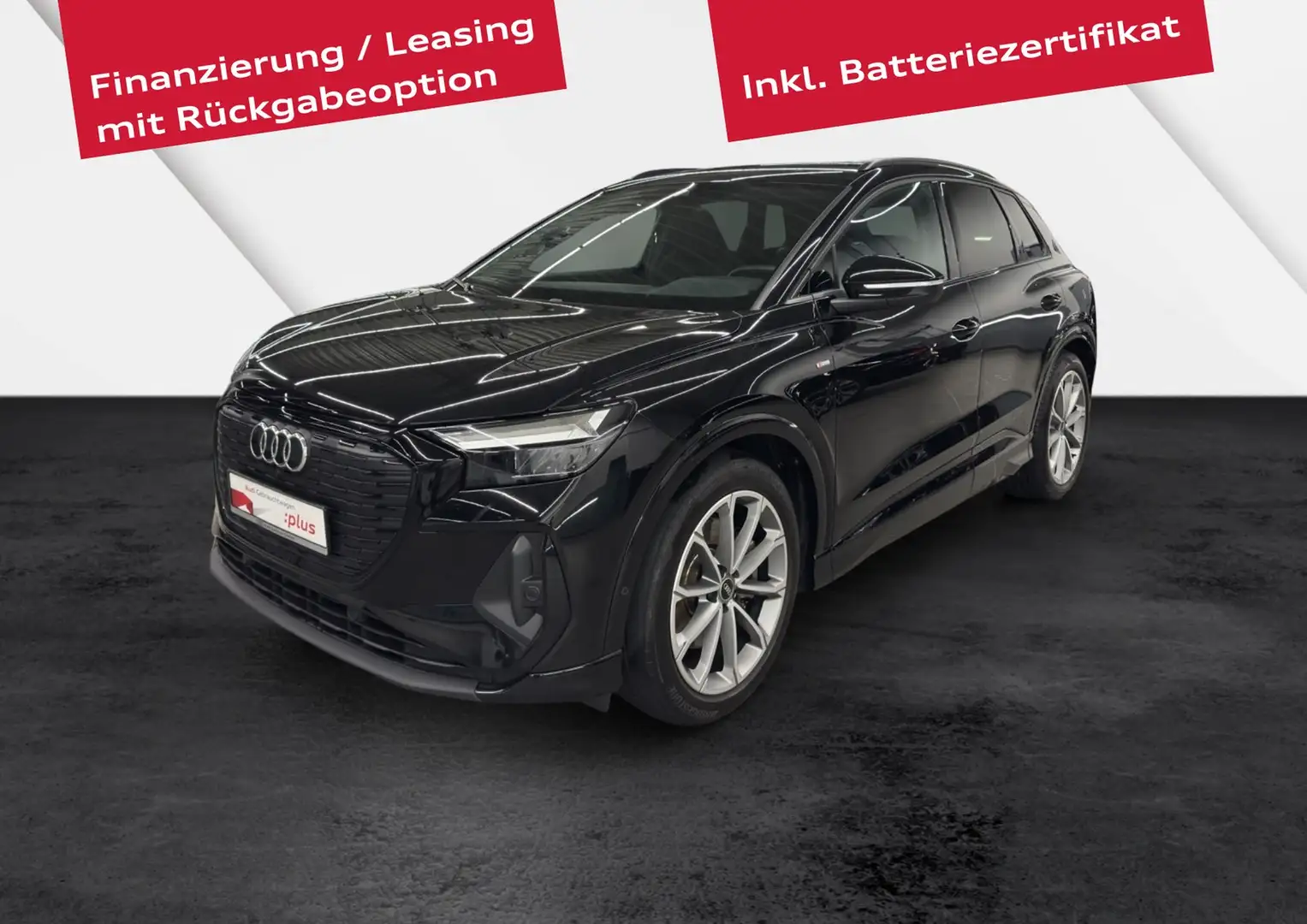 Audi Q4 e-tron 40 S line Black Assistenzpaket Kamera Navi Schwarz - 2