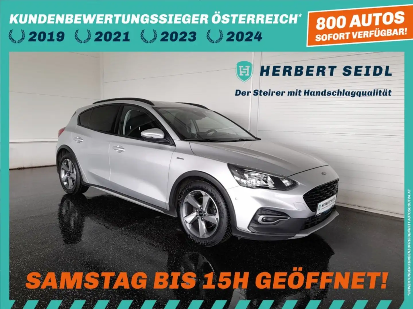 Ford Focus ACTIVE X 1,5 EcoBlue *LED / NAVI / KAMERA / TEMPOMAT / KEYLESS / PDC / SITZHEIZUNG* Grau - 1