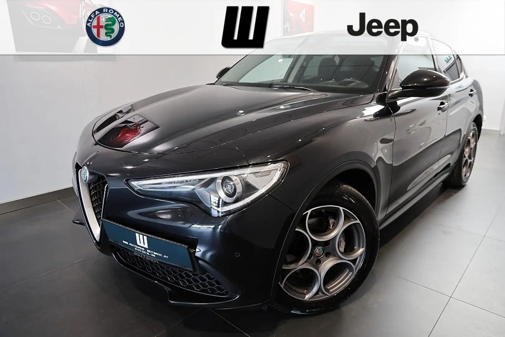 Alfa Romeo Stelvio 2,2 16V 190 AT8 Q4 Magnifica Noir - 1