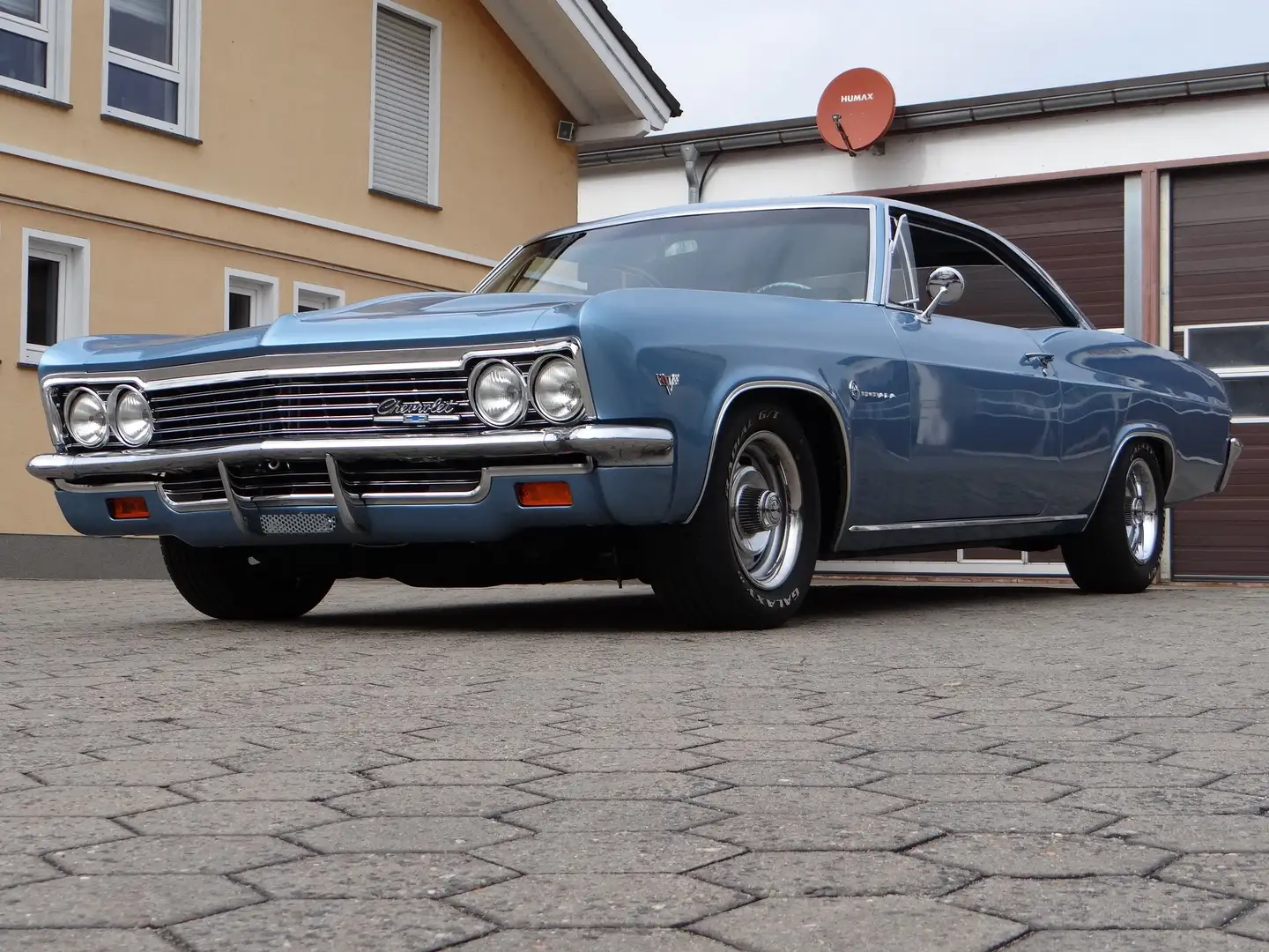 Chevrolet Impala Hardtop-Coupe ~ 350cui/V8 neu ~ Classic-Data 2+ !! Bleu - 1