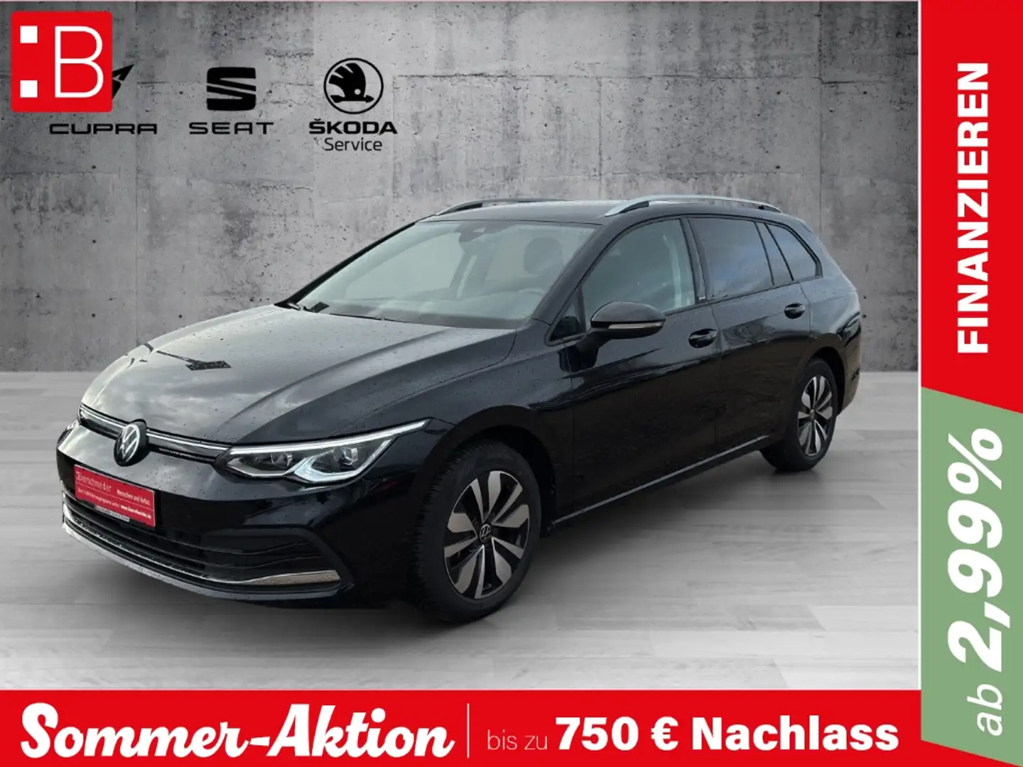 Volkswagen Golf Variant 8 2.0 TDI DSG Move DIGITAL COCKPIT LED KAMERA AHK Zwart - 1