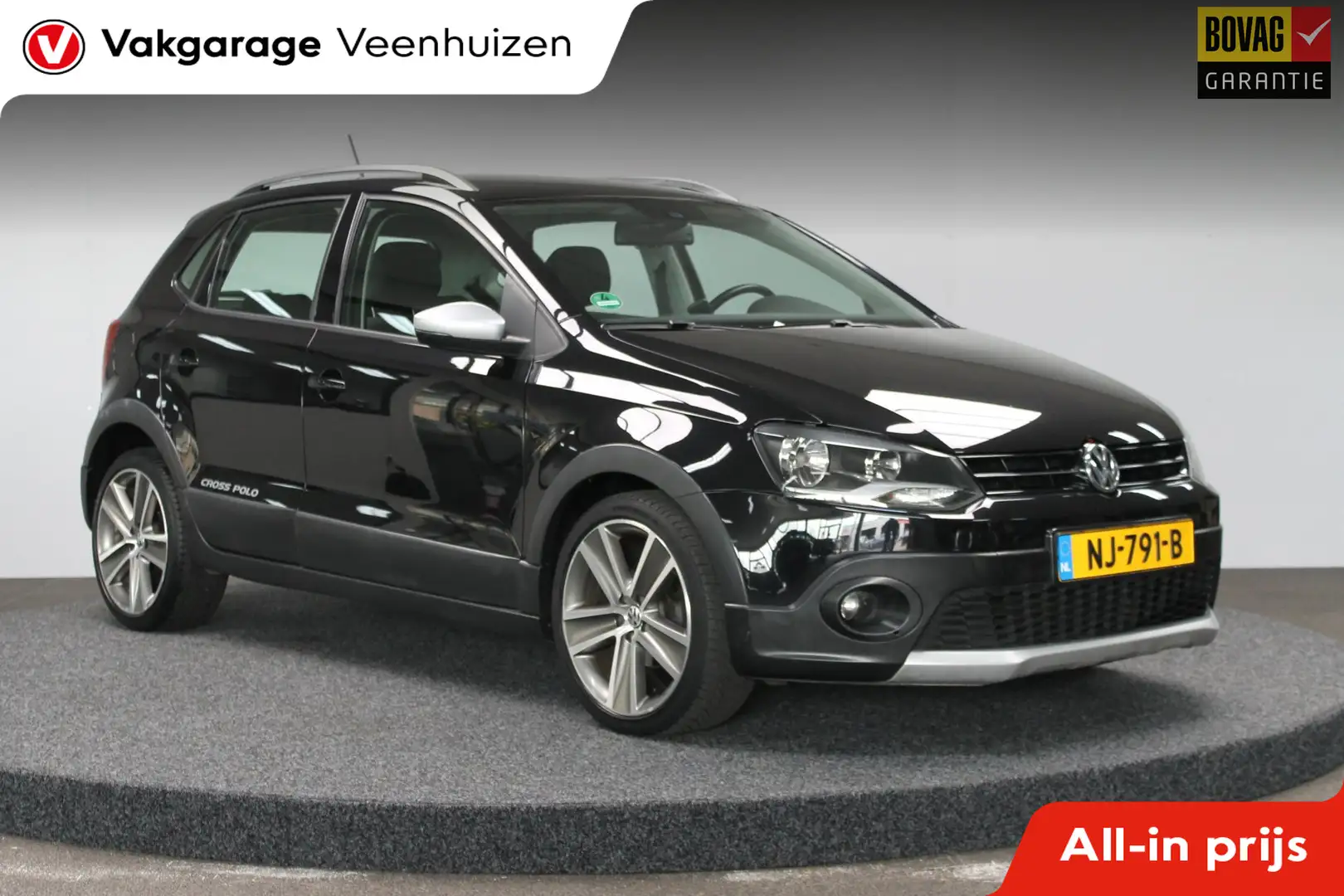 Volkswagen Polo Cross 1.2-12V BlueMotion Comfortline|Rijklaar prijs|Sens Negro - 1