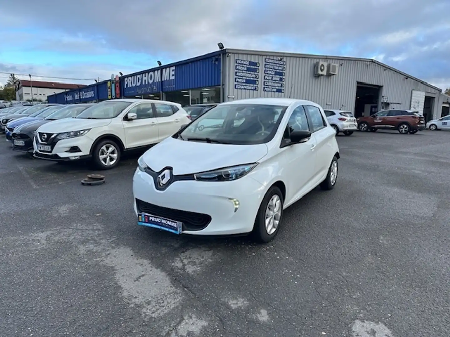 Renault ZOE LIFE CHARGE NORMALE R90 MY19 Blanc - 1