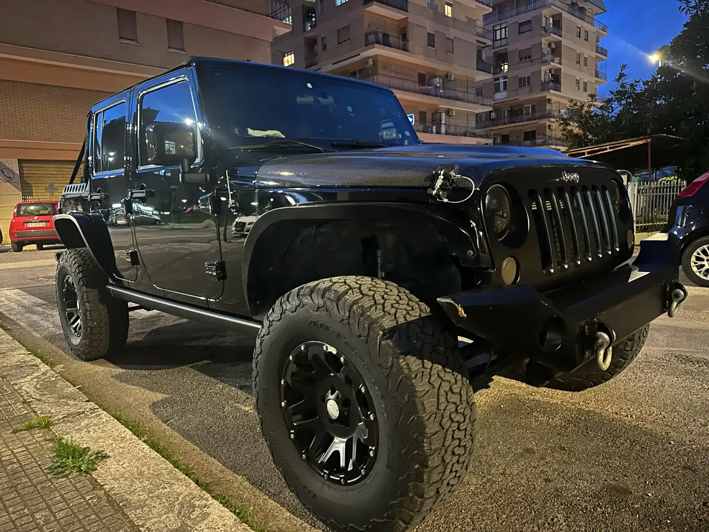 Jeep Wrangler Unlimited 2.8 crd Sahara auto Nero - 1