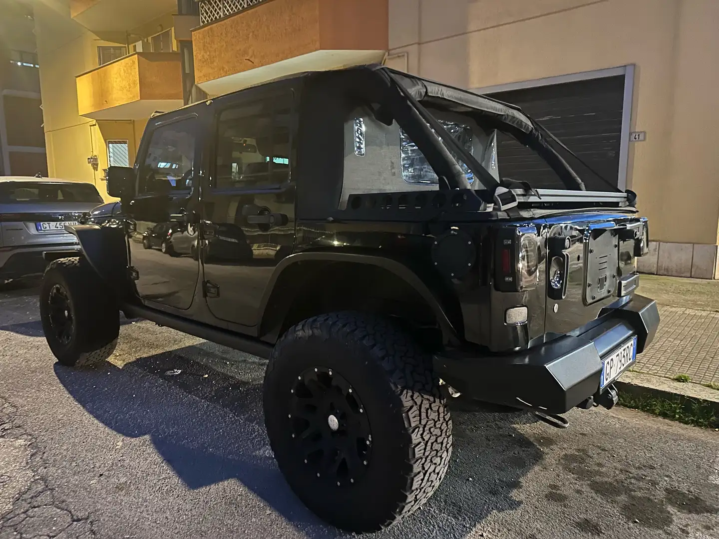 Jeep Wrangler Unlimited 2.8 crd Sahara auto Nero - 2