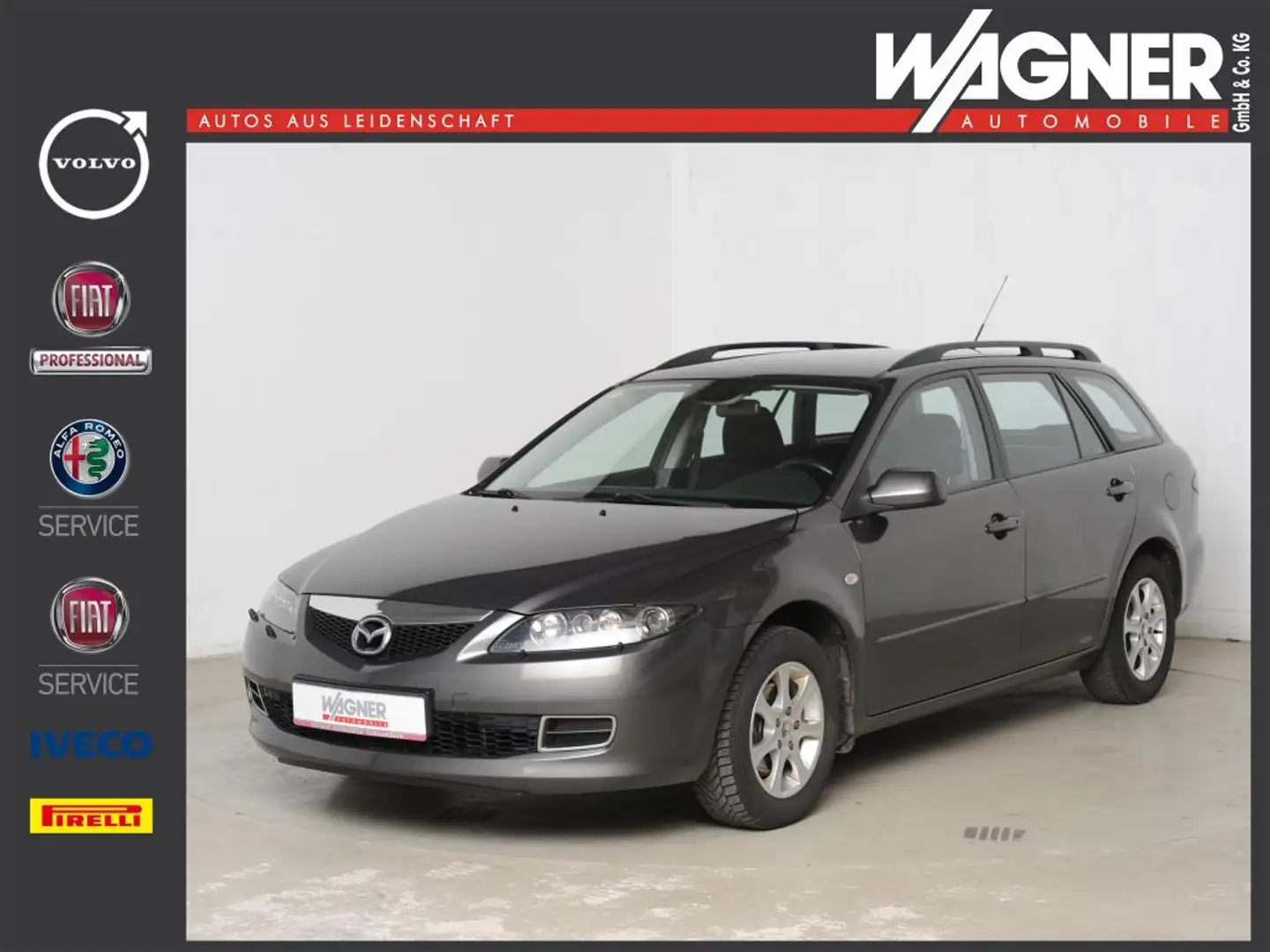 Mazda 6 Sport Kombi 2.0 *AHK *1. Hand * 8-fach bereift* Gris - 1