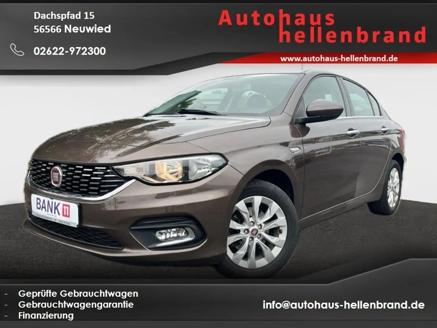 Fiat Tipo 1.6i  Lounge Bruin - 1