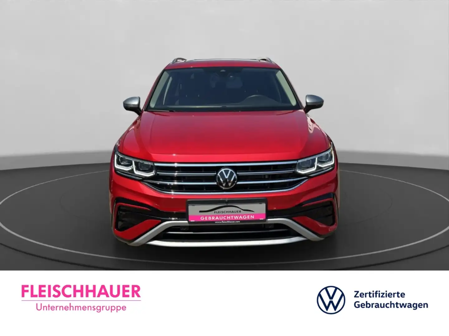 Volkswagen Tiguan Allspace Elegance 2,0TDI 4Motion+StandHZG+AHK+Pano+CarPlay Rot - 2