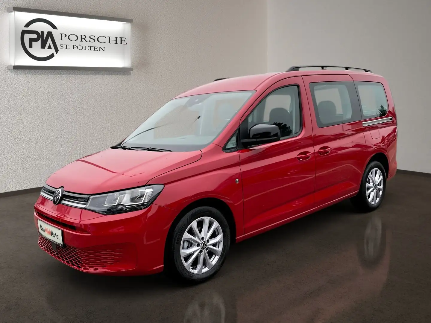 Volkswagen Caddy Life Maxi TDI Rot - 2