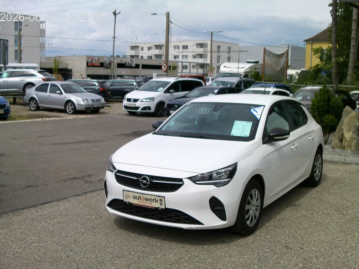 Opel Corsa Basis Weiß - 2