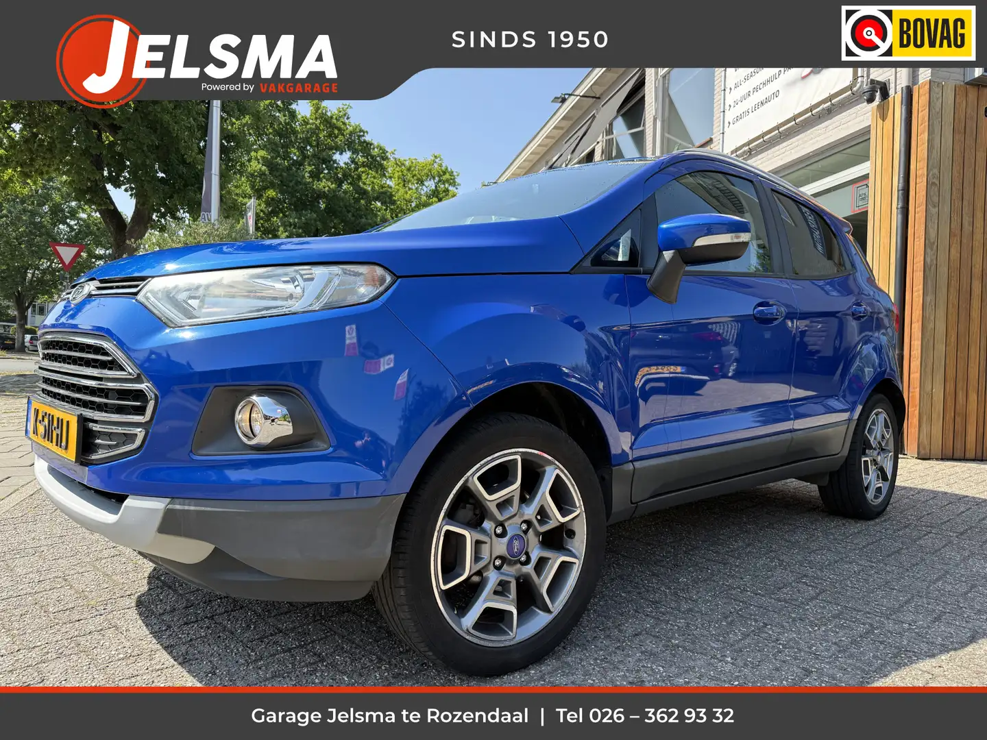 Ford EcoSport 1.0 EcoBoost 125pk Titanium, Clima | Hoge instap! Blauw - 1