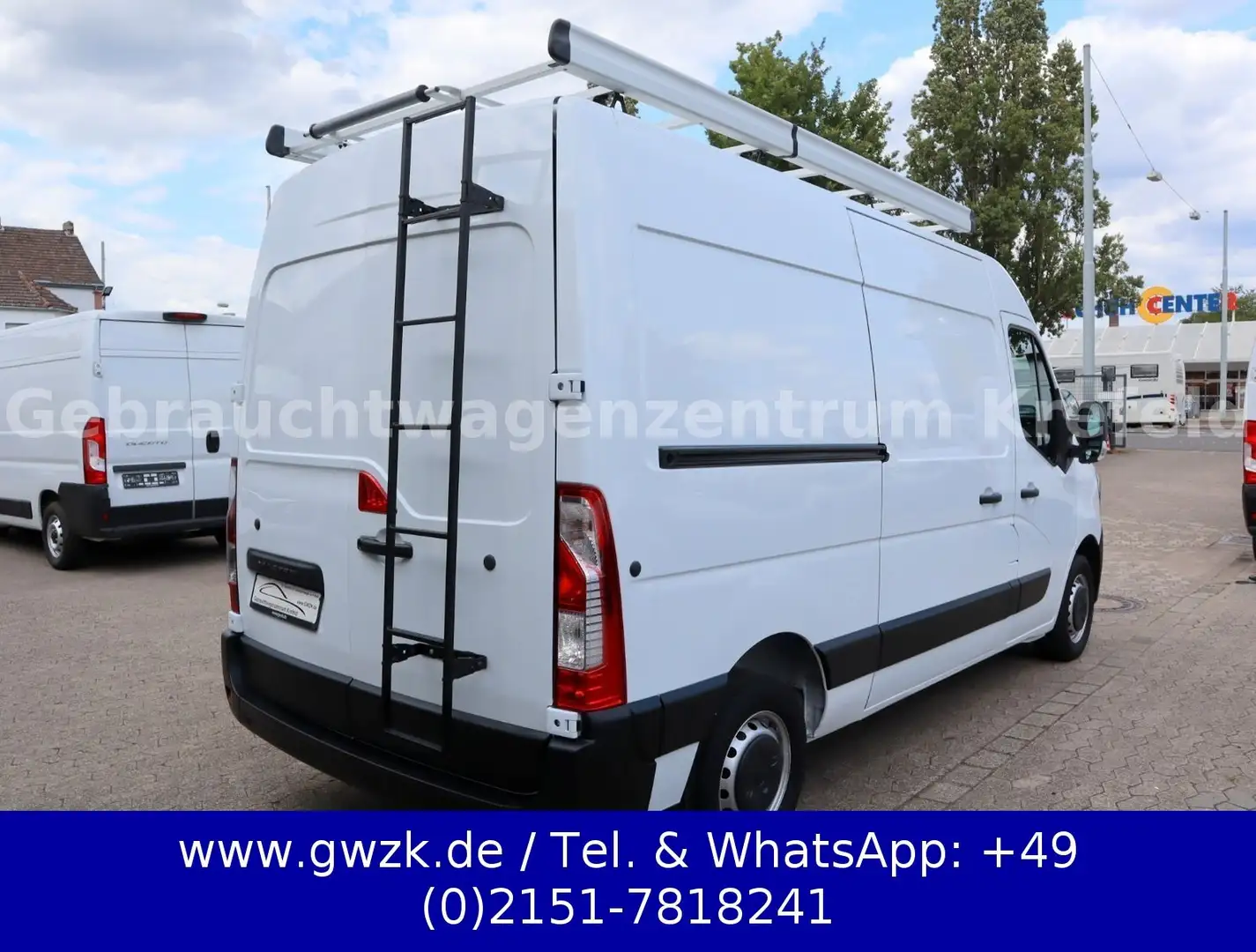 Renault Master III Kasten L2H2 330/ Gepäckträger+ Leiter Blanco - 1