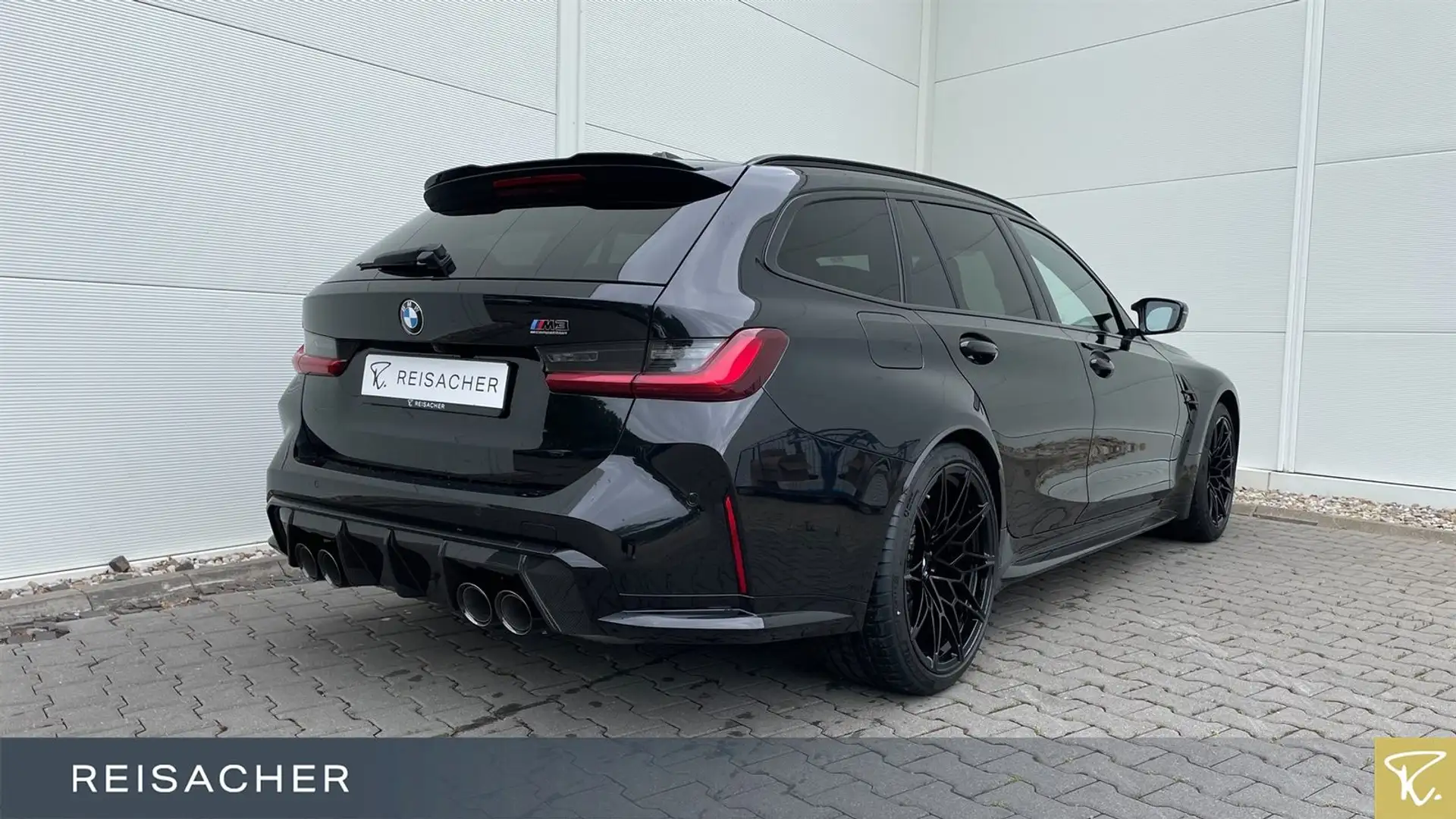 BMW M3 A Competition M xDrive Tou el.Sitz+Mem,Leder Schwarz - 2