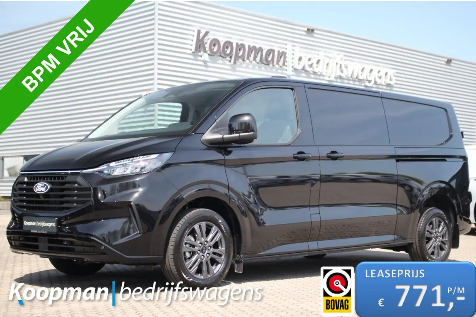 Ford Transit Custom 300 2.0TDCI 170pk L2H1 Limited | Automaat | L+R Zi Noir - 1