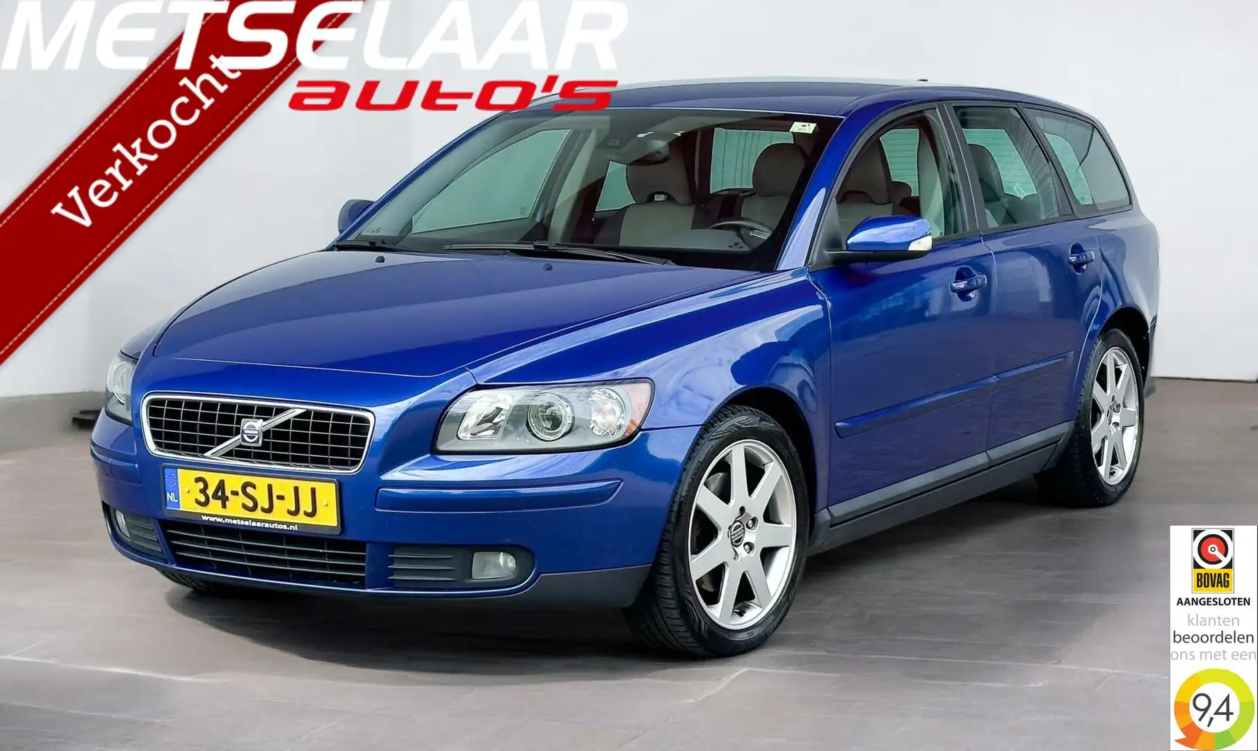 Volvo V50 2.4 Momentum automaat! Albastru - 1
