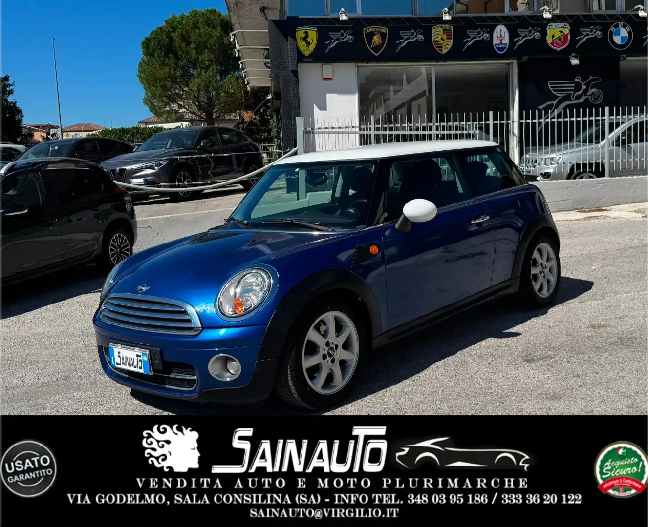 MINI Cooper D Mini 1.6 16V Cooper D GARANZIA Bleu - 1