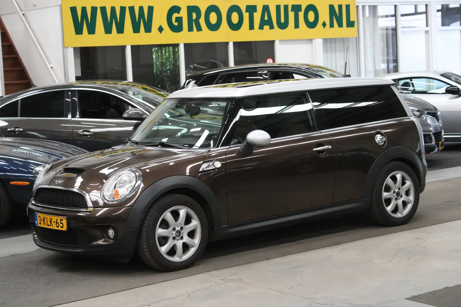 MINI Cooper Clubman Mini 1.6 S-Look Panoramadak, Airco, Cruise control Brun - 1