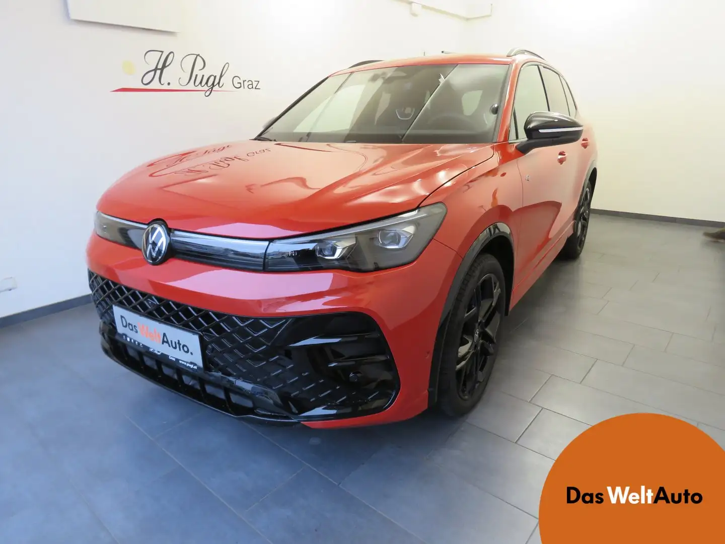 Volkswagen Tiguan R-Line TDI DSG Красный - 1