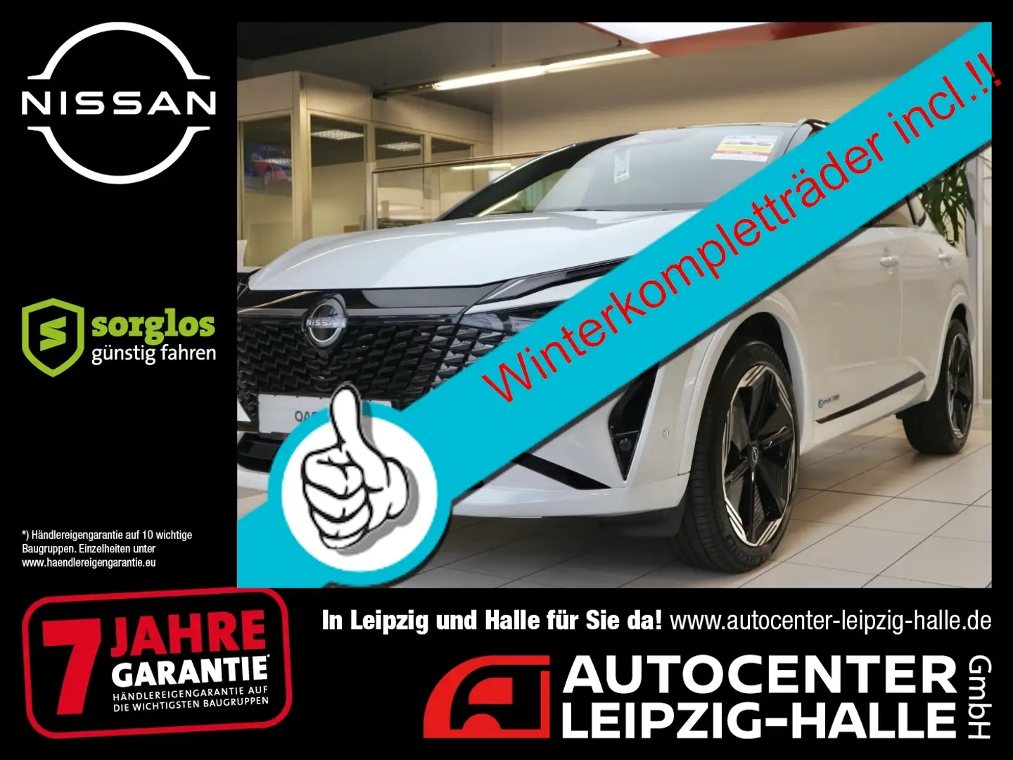 Nissan Qashqai N-DESIGN 1.5 VC-T e-POWER WKR inkl. Weiß - 1