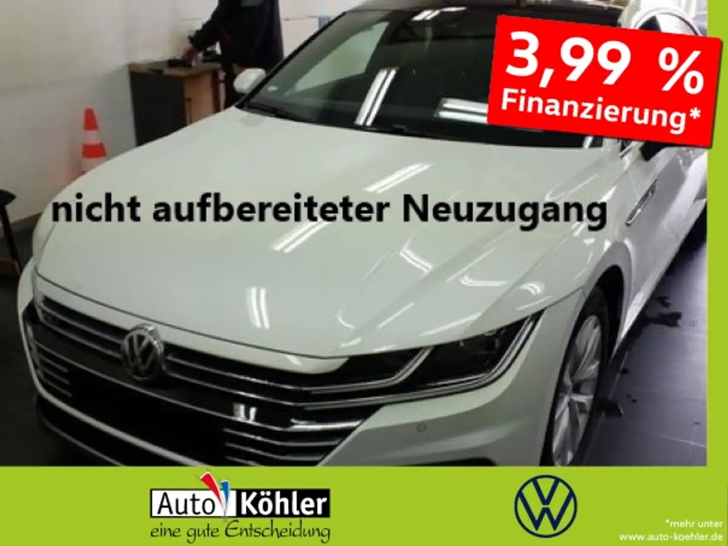 Volkswagen Arteon R-Line TDi DSG Panorama-Schiebedach 4xSHZ Weiß - 1