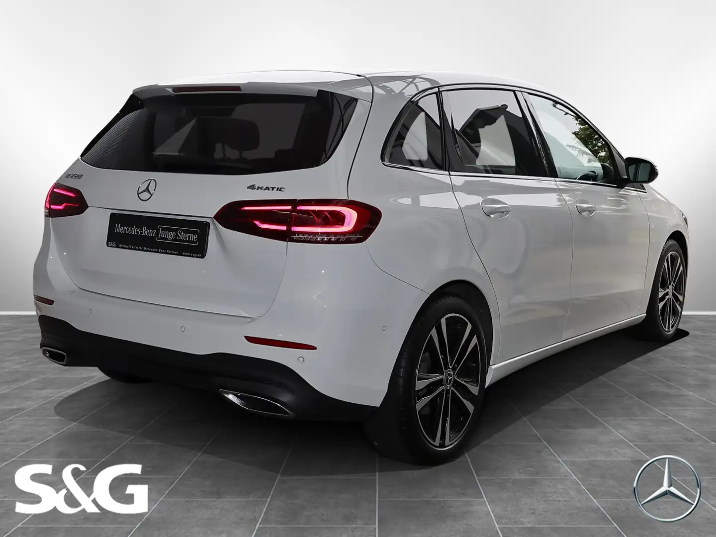 Mercedes-Benz B 220 4M DISTRONIC+CARPLAY+360°+LED+MBUX+18 ZOLL Weiß - 2