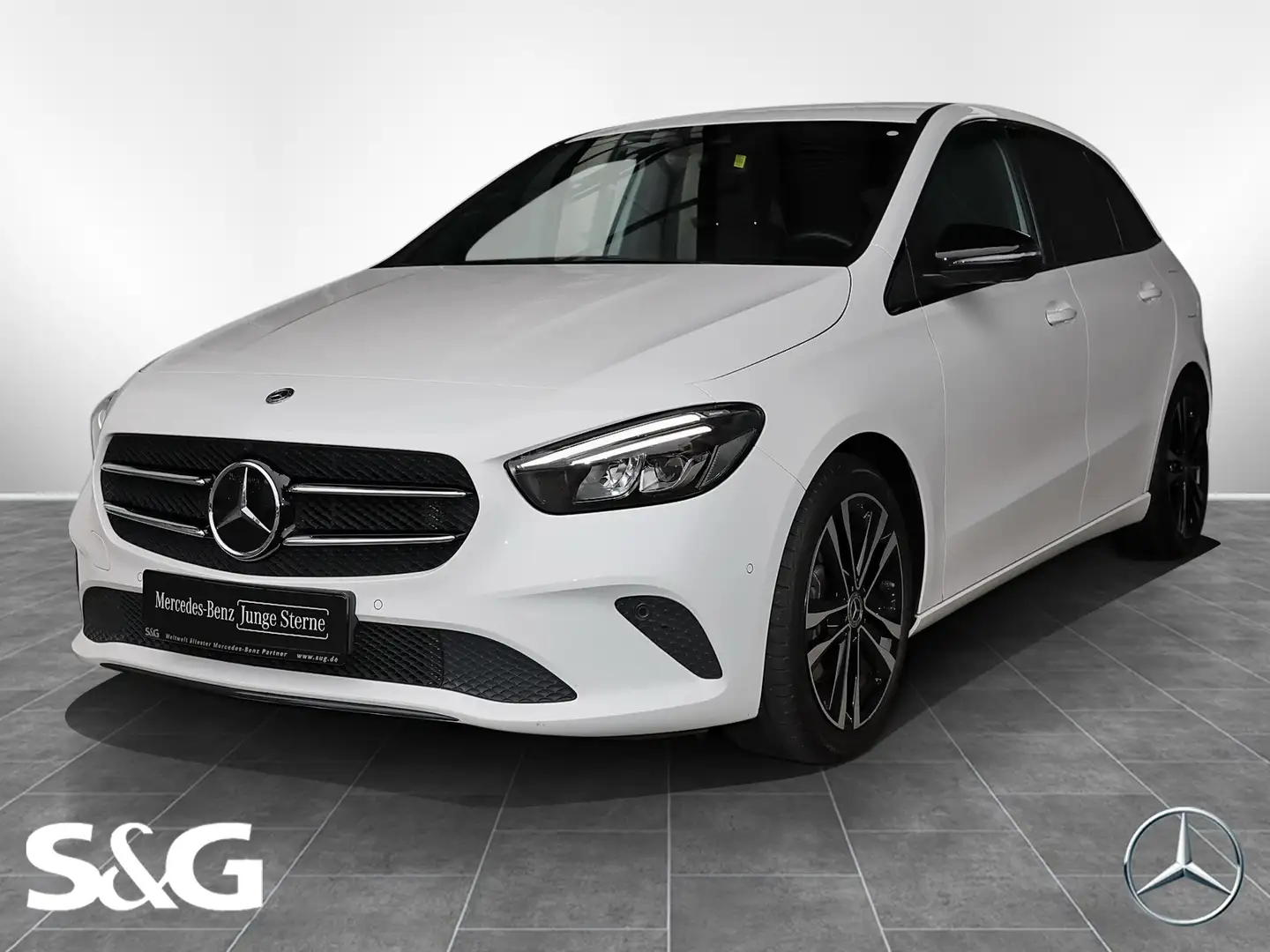 Mercedes-Benz B 220 4M DISTRONIC+CARPLAY+360°+LED+MBUX+18 ZOLL Weiß - 1