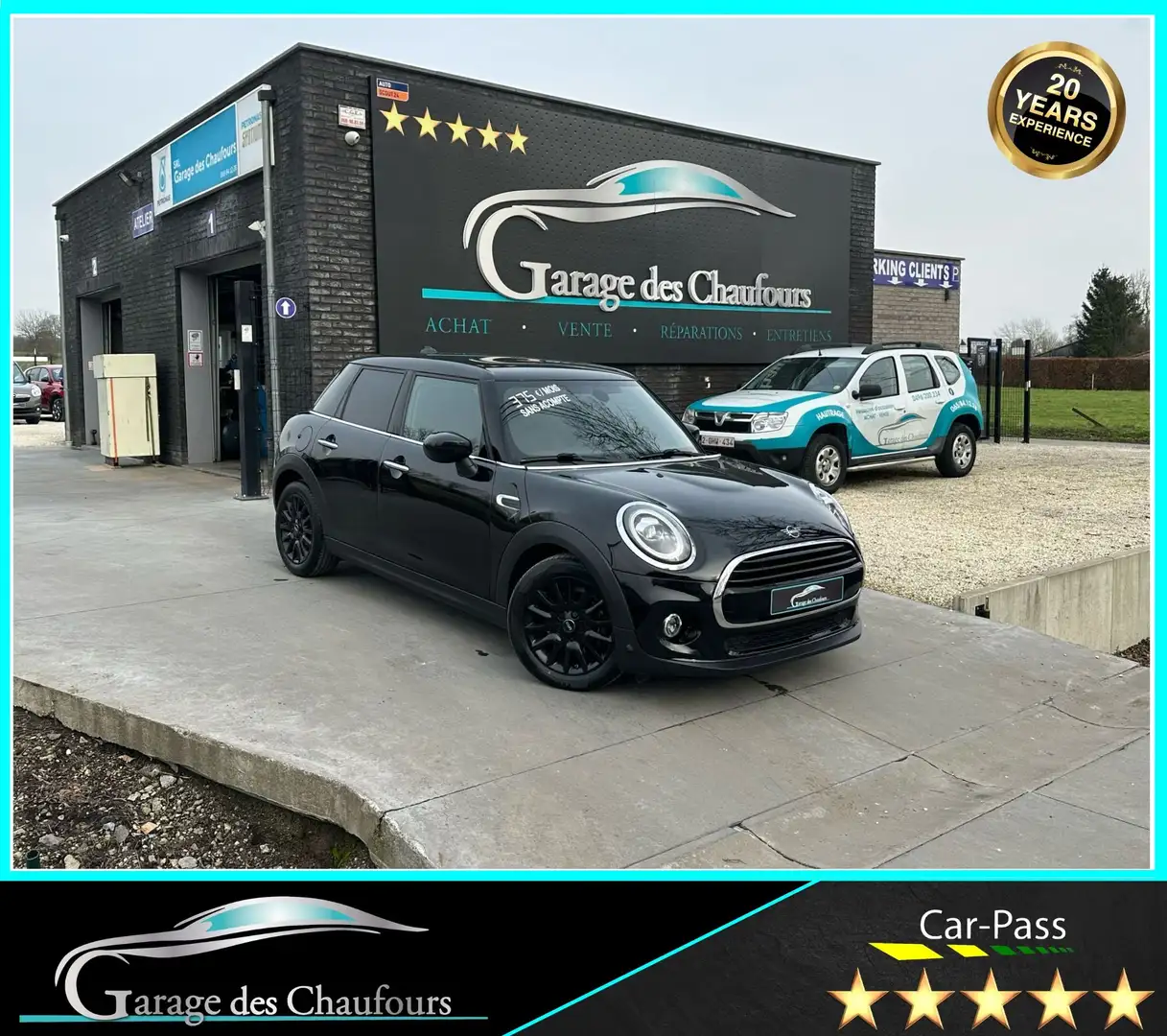 MINI Cooper 1.5 A - ! Caméra ! - S.Sport - Xénon - Eu6d Negro - 1
